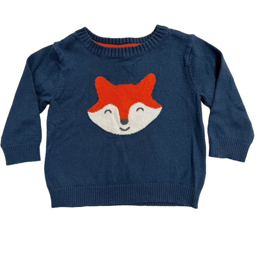 Carter's 6m Fox Sweater & Striped Pants Set - Picture 2 of 9